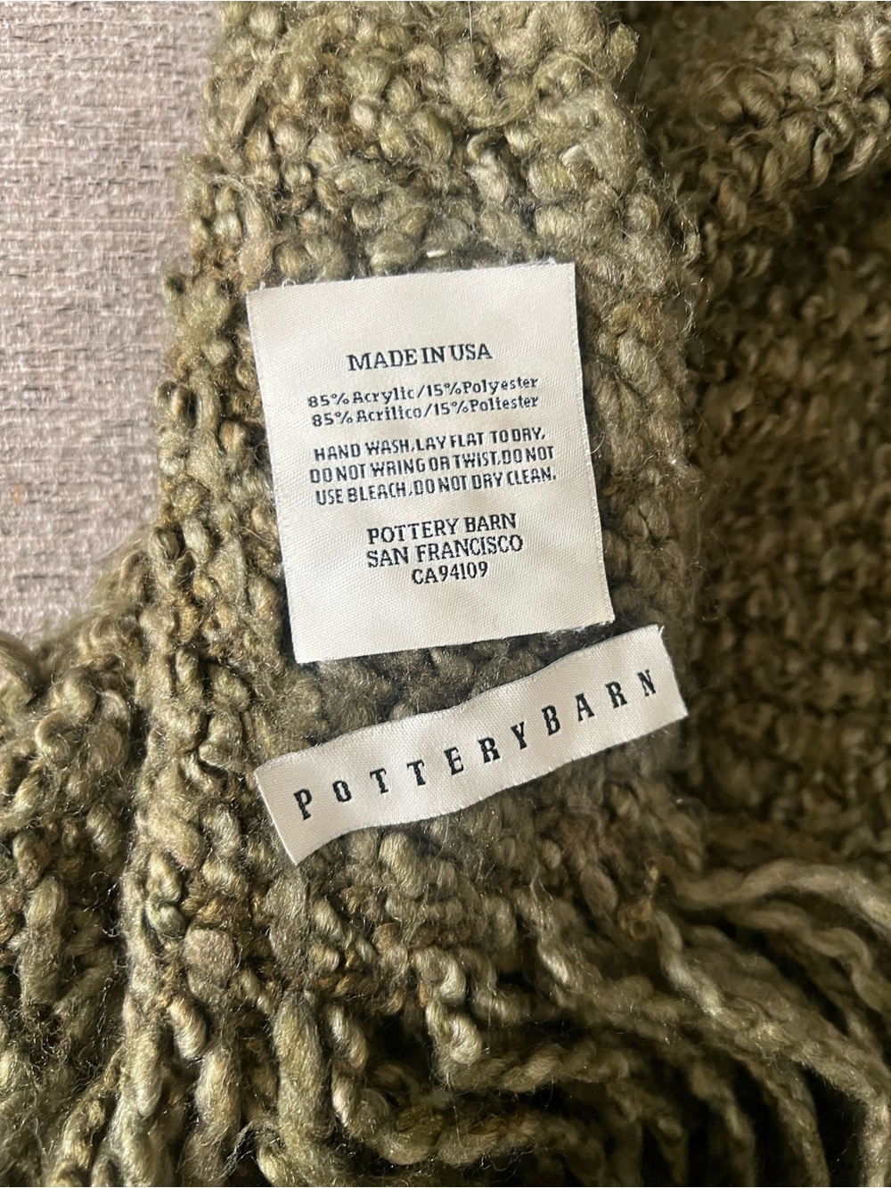 1 Pottery Barn and 2 Kennesunk Home Throw Blanket
